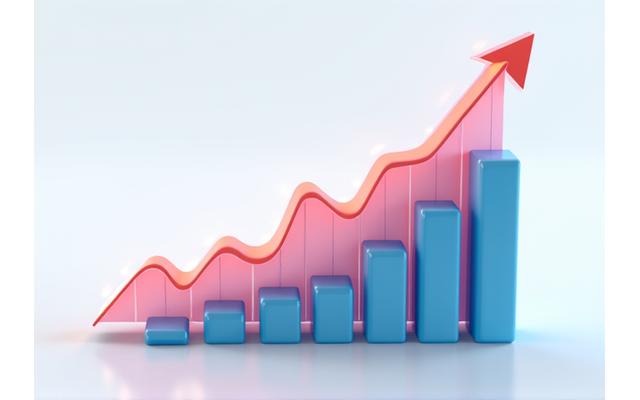 Gráfico animado mostrando a taxa de aprovação de propostas de grants da Quistify Prospera em comparação com a média do mercado, destacando um crescimento exponencial.