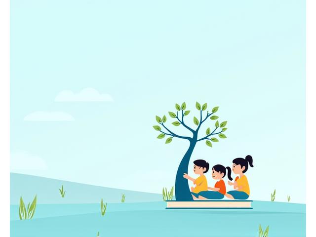 Capa de relatório de impacto para programa de educação infantil